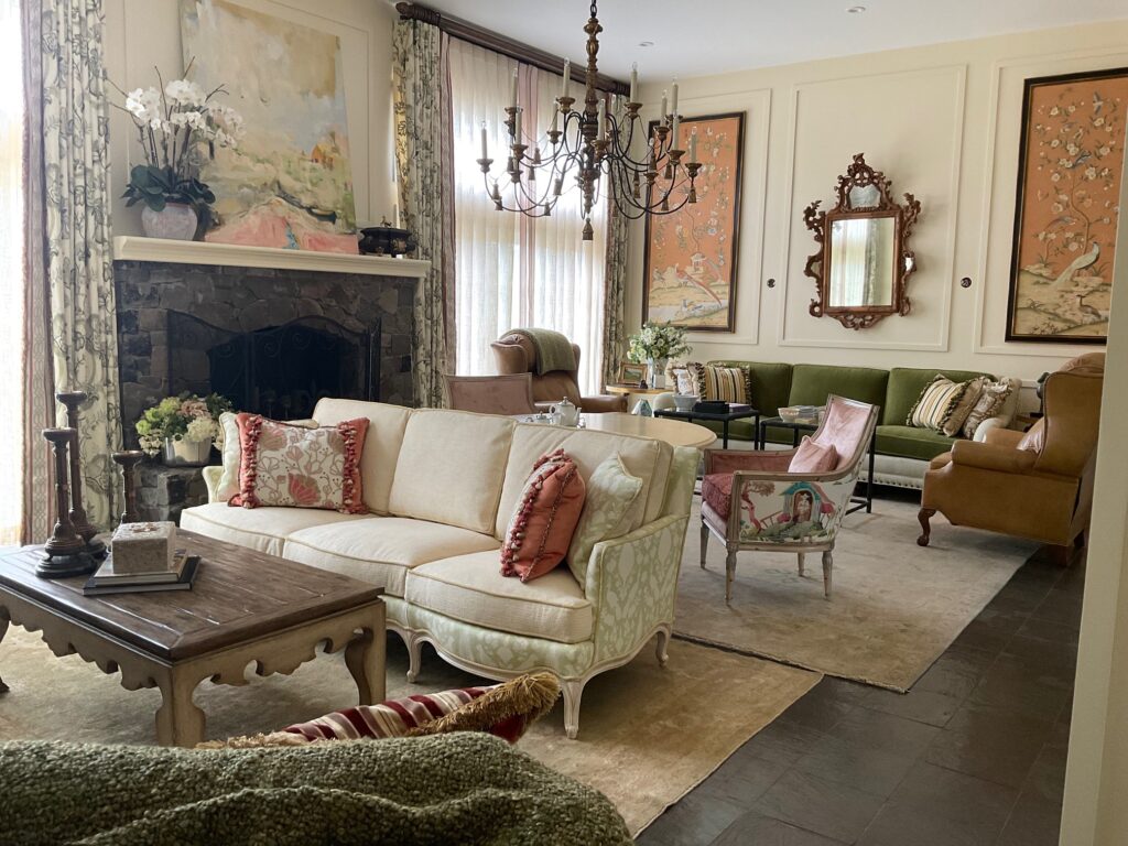 Mirror in living room